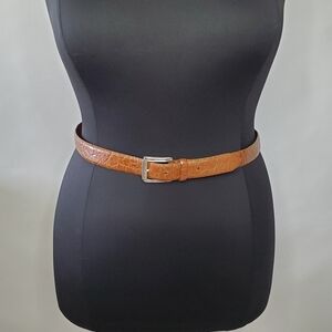 Fumagalli's Genuine Italian Leather Belt Size 40 Brown Casual Unisex Office